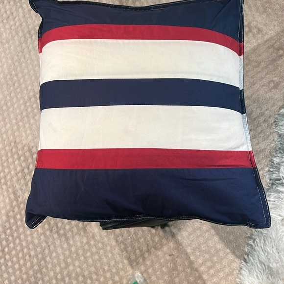 Tommy Hilfiger Striped Pillow - Red, White, and Black - Picture 9 of 10